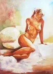 Akty - Erotyk wiosenny - 60x90 cm - G03005