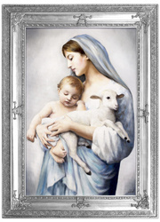 Obraz olejny - Obrazy Maryjne - Maria Matka z Jezusem - 111x151 cm - G119159