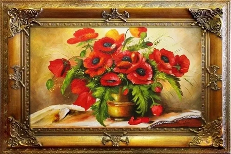 Maki - Polna czerwień - 90x120 cm - G06401