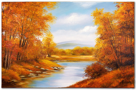Obraz olejny - Pejzaże - 60x90 cm - G119205