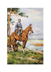 Marszałek Piłsudski na Kasztance - 50x70cm
