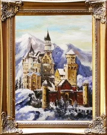 Zamki i pałace - Zamek Neuschwanstein - 40x50 cm - G05235