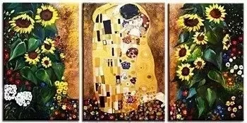 Gustav Klimt - Pocałunek - 50x70 cm x 3 - G01567