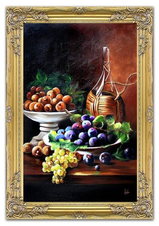 Tradycyjna - Owoce na paterach - 75x105 cm - G16595