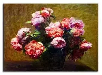 Henri Fantin Latour - Wazon z peoniami - 50x70 cm - G92709