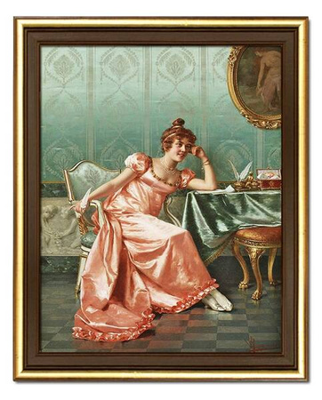 Vittorio Reggianini - Pisząca list - 30x35 cm - G95160