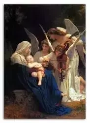 William Adolphe Bouguereau - Pieśń aniołów - 50x70 cm - G93757