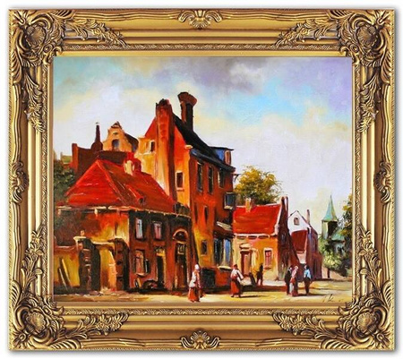 Architektura - Ceglane domki - 53x64 cm - G05540