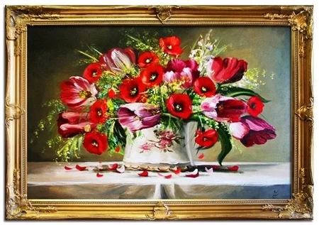 Tulipany - Tulipany i maki - 75x105 cm - G02232