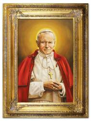 Obraz olejny - Religijne - Papież Jan Paweł II - 90x120 cm - G112973