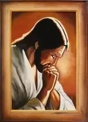 Chrystus - Jezus modlący się - 78x108 cm - G15054