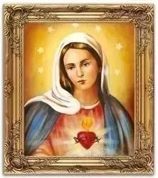 Maryja - Serce - 54x63 cm - G01598