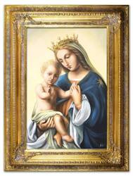 Obraz olejny - Religijne - Maryja Królowa Polski - 90x120 cm - G115441
