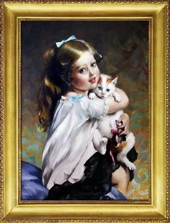 Emile Munier - Jej najlepszy przyjaciel - 64x84 cm - G94146