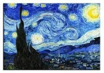 Vincent van Gogh - Gwiaździsta noc - 60x90 cm - G92681
