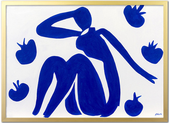 Obraz olejny - WIelcy mistrzowie - Henri Matisse - Niebieski akt - 113x153 cm - G118803
