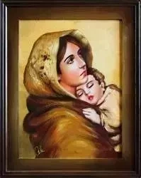 Maryja - Niepokalana Niewiasta z Dzieciątkiem - 40x50 cm - G16040