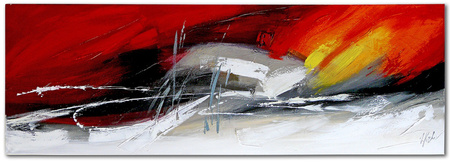 Obraz olejny - Abstrakcyjne - 50x150 cm - G118989