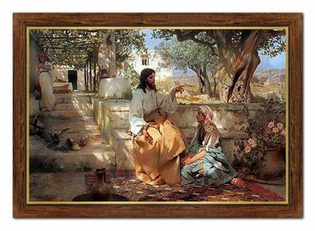 Religijne - Chrystus nauczający - 69x99 cm - G94433