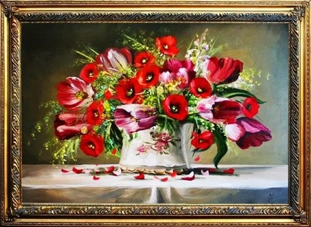 Tulipany - Tulipany i maki - 75x105 cm - G02232