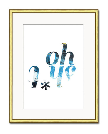 Passe partout - Oh - 21x26 cm - G97575