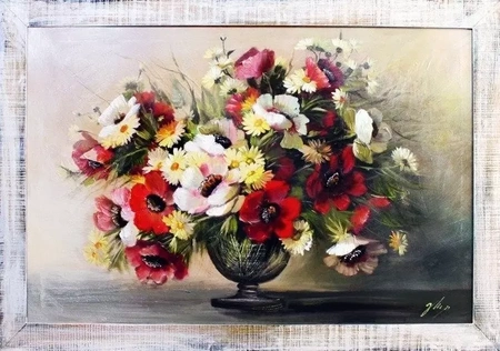 Maki - Makowy bukiet - 75x105 cm - G05314