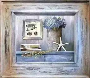 Marynistyczna - Pamiątki znad brzegu morza - 66x76 cm - G06210