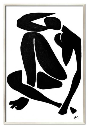 Obraz olejny - Wielcy mistrzowie - Henri Matisse - Czarny akt - 63x93 cm - G113622