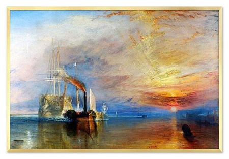 Wiliam Turner - Ostatnia droga Temeraire'a - 68x89 cm - G94403