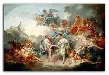 Francois Boucher - Małżeństwo Amora i Psyche - 60x90 cm - G93801