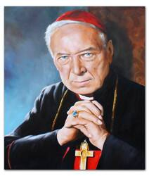 Obraz olejny - Religijne - Portret Kardynała Stefana Wyszyńskiego - 100x115 cm - G111410