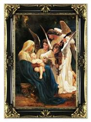 Obraz olejny - Religijne - William Adolphe Bouguereau - Pieśń Aniołów - 85x115 cm - G109211