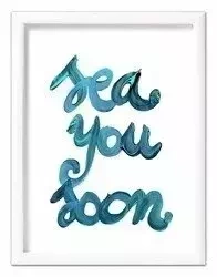 Sea you soon - 33x43 cm - G97362