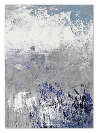 Abstrakcje - Chabrowe pole - 90x120 cm - G99889