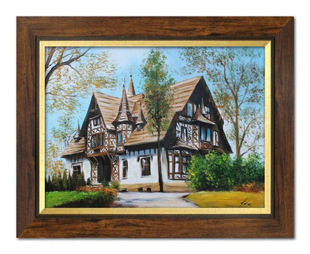 Obraz olejny - Zamki i Pałace - 51x61 cm - G111209