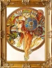 Obraz olejny - Alfons Mucha - Blondynka - 64x84 cm - G02784