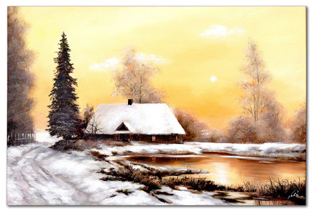 Obraz olejny - Pejzaże - 60x90 cm - G118933