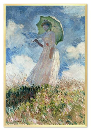 Claude Monet - Kobieta z parasolką - 63x93 cm - G102486