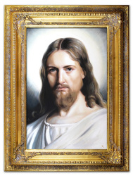 Obraz olejny - Religijne - Jezus Chrystus - 90x120 cm - G115432
