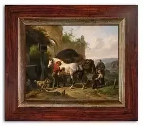 Kopie mistrzów malarstwa-reprodukcja na płótnie+rama 36x31cm G95044