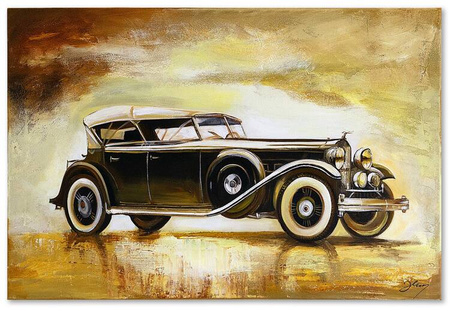 Obraz olejny - Automobile - 60x90 cm - G17174