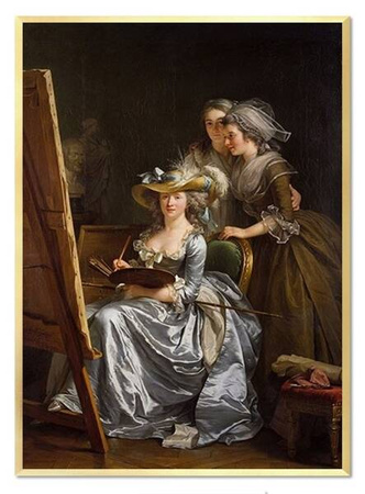 Adelaide Labille Guiard - Autoportret z dwiema uczennicami - 68x89 cm - G94397