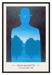 Obraz drukowany - Wielcy mistrzowie - Rene Magritte - Przyjaciel na zawołanie - 63x93 cm - G114460