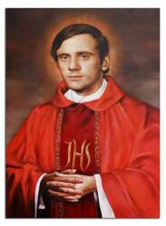 Obraz olejny - Religijne - Błogosławiony Jerzy Popiełuszko - 50x70 cm - G116569