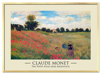 Obraz drukowany - Impresjoniści - Claude Monet - Pole maków w Argenteuil - 53x73 cm - G113519