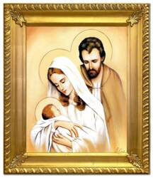 Obraz olejny - Religijne - Święta Rodzina - 55x65 cm - G106673