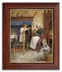 Joseph Clark - Drażniąc kotka - 27x31 cm - G95065