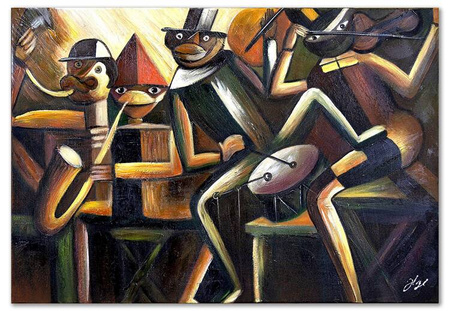 Tadeusz Makowski - Jazz - 60x90 cm - G00817