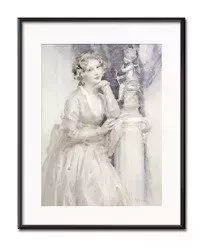 Dama dworu - 21x26 cm - G98155