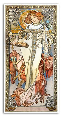 Alfons Mucha - Jesień - 90x45 cm - G93776